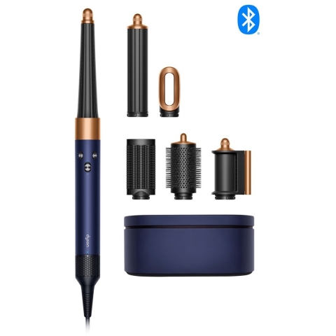Dyson Airwrap i.d.™ multistyler en föhn Straight+Wavy (Pruisisch blauw/Koper)