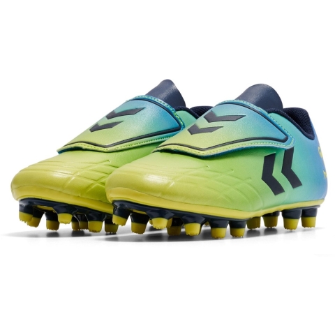 Hummel Voetbalschoenen - Hattrick MG Jr - Limeade - Hummel - 37 - Voetbalschoenen – Kunstgras