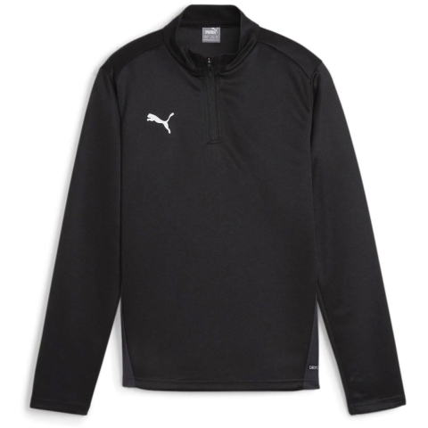 Puma Blouse - TeamGOAL Training 1/4 Rits - Zwart - Puma - 14 jaar (164) - Shirts