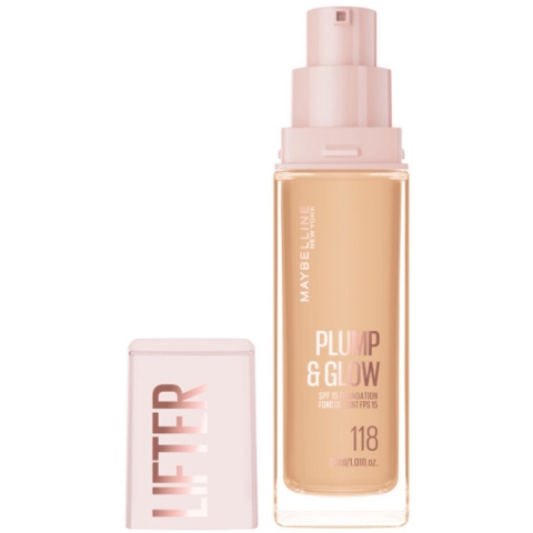 Maybelline Lifter Plump&Glow Foundation 118 30 ml
