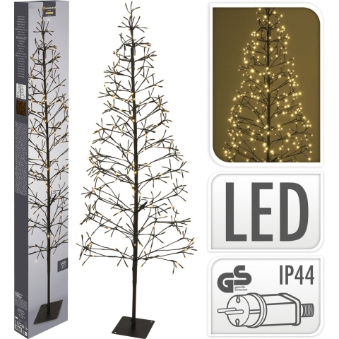 Ambiance Kerstboom Met 160 Led's 120 Cm