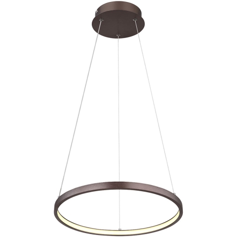 Globo - hanglamp - Ralph - bruin - metaal - Ø 39cm - LED - 67192-19BR
