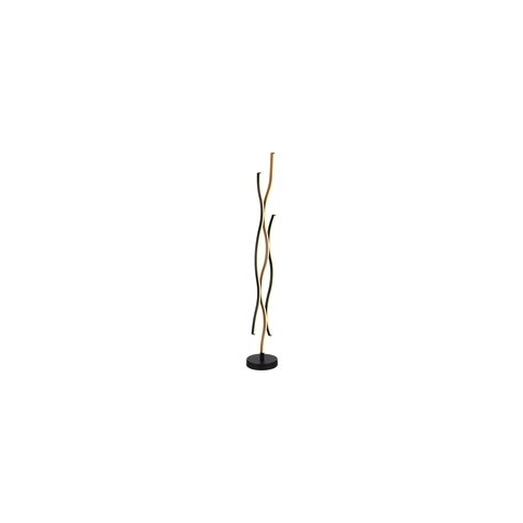 Globo vloerlamp Geronimo - zwart - metaal - 20 cm - ingebouwde LED-module - 67206SW