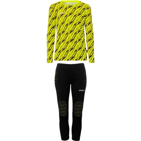 Uhlsport Progressive Goalkeeper Bundle Junior Fluo Yellow Black