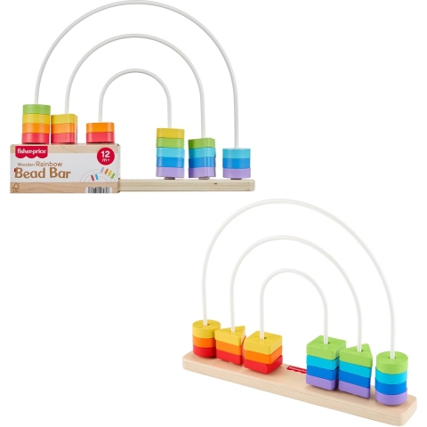 Fisher Price Houten Regenboog Telraam