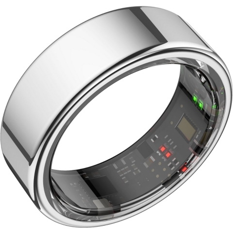 Focus® S1 Smart Ring - Zilver - Hartslag & Slaap Monitor - Maat 12
