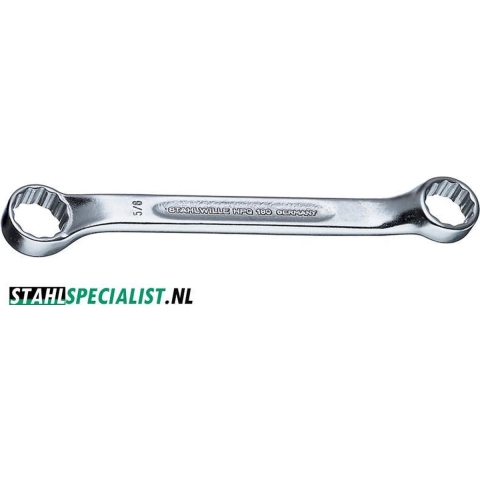 Stahlwille 41602428 180 A 3/8 X 7/16 Dubbele ringsleutel Sleutelbreedte (inch) 3/8 - 7/16