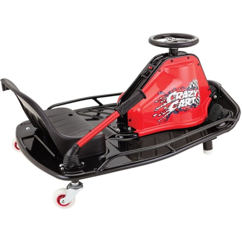 Razor Crazy Cart STD Lithium â" Zwart/Rood (20173861)