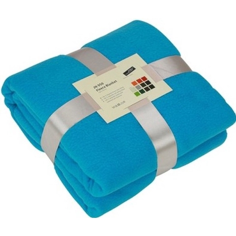 Fleece deken turquoise -