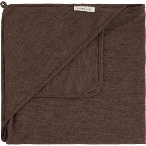 Wikkeldeken Baby's Only Merino Fine Meadow 75x75cm Taupe