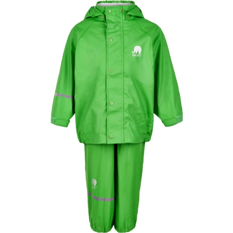CeLaVi Regenkleding m. Bretellen - PU - Groen - CeLaVi - 70 - Regenkleding