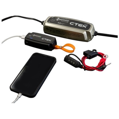 CTEK MXS 5.0 Power Kit acculader met gratis powerbank