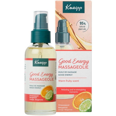 6x Kneipp Massageolie Good Energy 100 ml