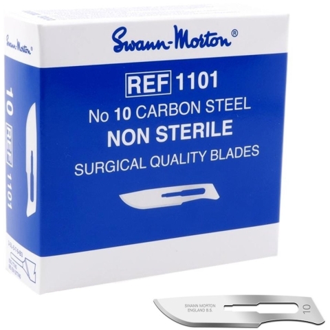 Swann-Morton Mesjes Niet Steriel - 100st 10