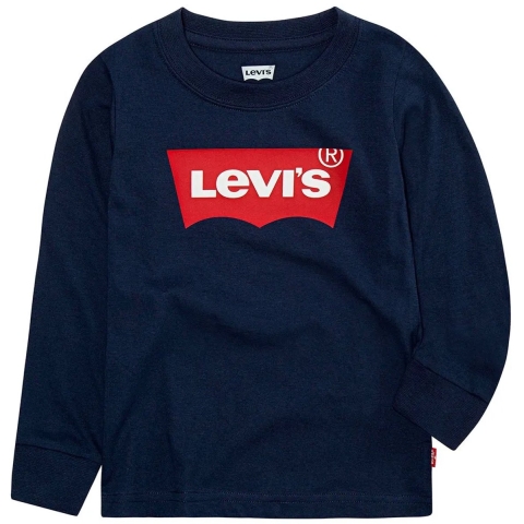 Levis Blouse - Vleermuisvleugel - Dress Blues m. Logo - Levis - 8 jaar (128) - Shirts
