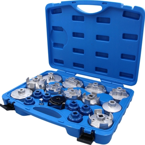 Brilliant Tools BT711010 Oliefiltersleutelset, 19-delig