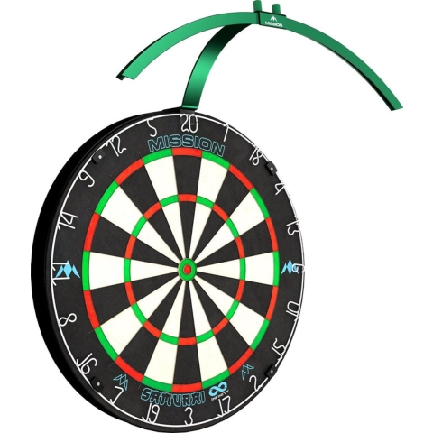 Mission Torus 100 Dartboard Led Lightning - Green