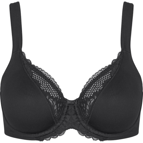 Triumph Modern Lace+Cotton - Beha - Maat 90D - Zwart