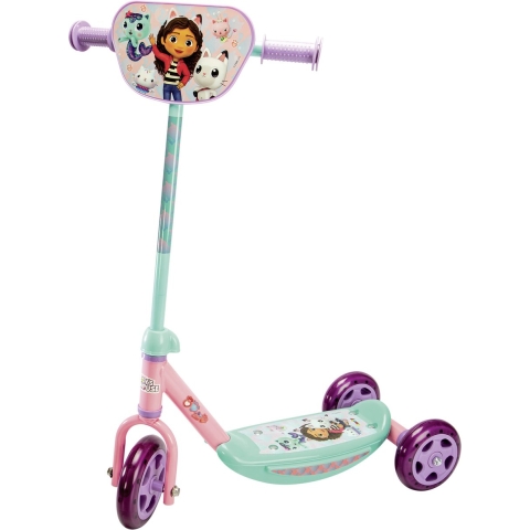 Smoby Gabby's Dollhouse - Gabby's Scooter - 3-wieler step - Roze Paars Groen