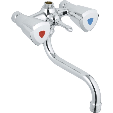 GROHE Costa Trend - Douchekraan met Badomstelling - 12 cm hartafstand - Chroom