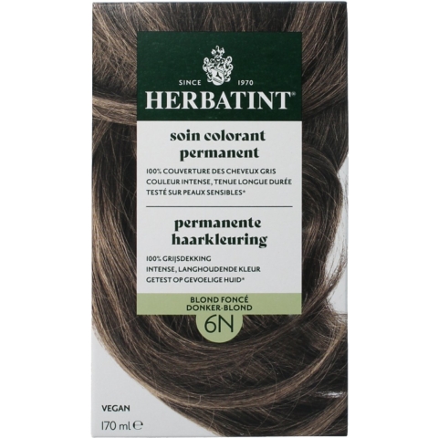 Herbatint Permanente Haarkleuring 6N Donker-Blond