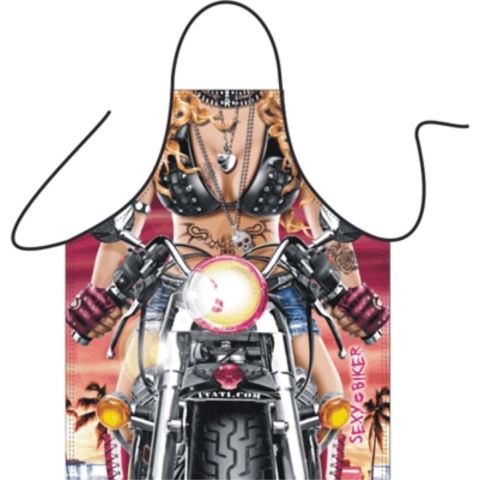 Sexy kookschort motor vrouw -