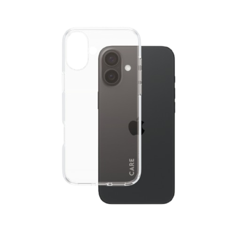 Care Flagship Case Urban Combat Met Clear Frame Telefoonhoesje Voor Apple Iphone 2024 6.7'' Transparant