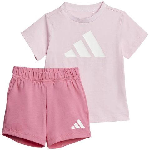 adidas Performance T-Shirt/Shorts - 160 - Roze/Wit - adidas Performance - 62 - Shorts
