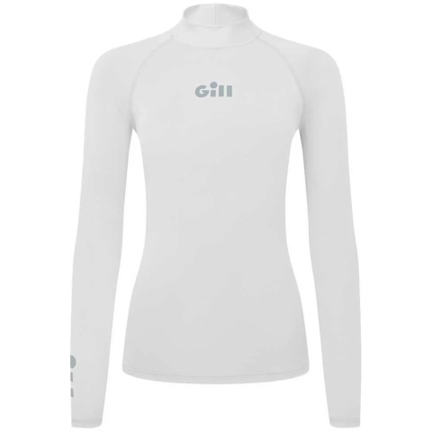 Gill ZenZero Rash Guard sneldrogend UV50+ beschermende lycra wit dames, XL