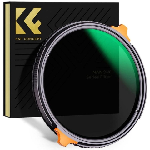 K&F Concept ND4-64 + CPL 2-in-1 Filter Nano X - 49 mm