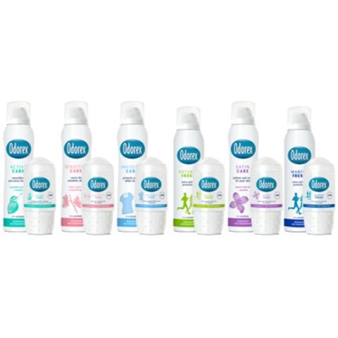 3x Odorex Deodorant Spray Marine Fresh 150 ml