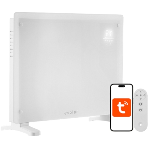 Evolar Convector Kachel - 1500 Watt - WiFi - Wit