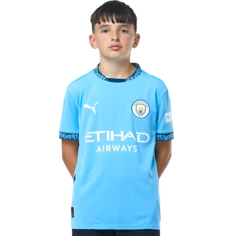 Voetbalshirt voor kinderen Manchester City 2024/25