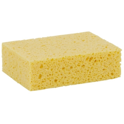 Schoonmaak spons - 6x - 11 x 8 cm - viscose - schoonmaak artikelen - bio afbreekbaar -