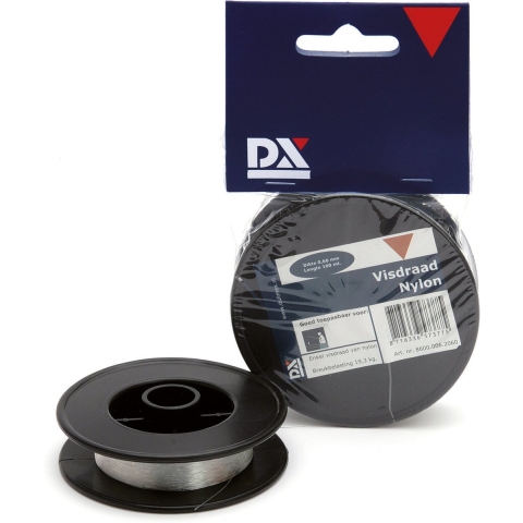 Visdraad / visdraden - 3x stuks - 0,3 mm x 100 m - op rol - nylon draad -