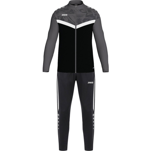 JAKO M9124K Polyesterpak Iconic Kids - Zwart/Antraciet - 152
