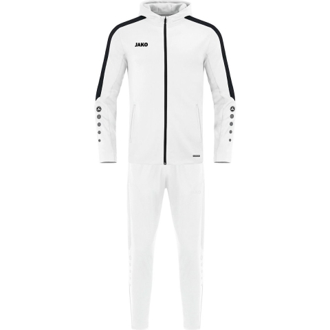 JAKO M9423K Polyesterpak Met Kap Power Kids - Wit - 140