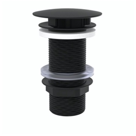 Schutte afvoerwaste | Mat Zwart | 1 1/4" x 100 mm | Zonder overloop - 98806840