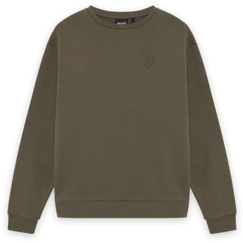 Lyle & Scott Sweatshirt - Khaki Ash - Lyle & Scott - 15-16 jaar (170-176) - Sweatshirt