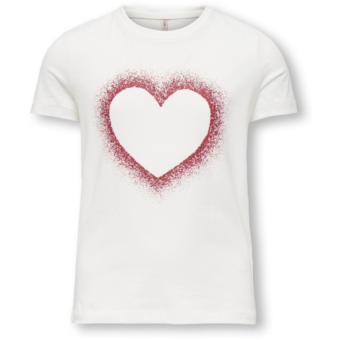 Kids Only T-Shirt - CookCandy - Cloud Danser/Glitter Heart - Kids Only - 11-12 jaar (146-152) - T-Shirts