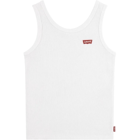 Levis Tanktop - Rib - Bright White - Levis - 14 jaar (164) - T-Shirts