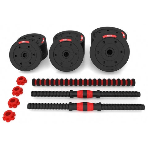 HMS Fitness SGP20 Dumbbells&Halter Set - 20 kg