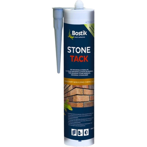 Bostik Stone Tack zwart | 290 ml | Zwart (12 stuks) - 30604068