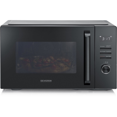 Severin MW7798 zwart Magnetron met grill en hetelucht functie