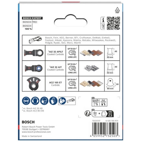 Bosch EXPERT 3-delige Doorslijpset