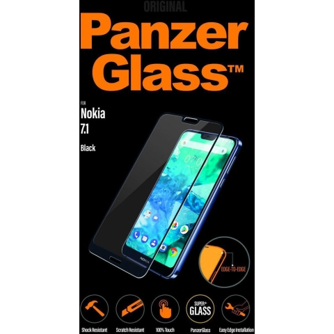 Nokia screenprotector | PanzerGlass™ | Nokia 7.1 | Clear Glass