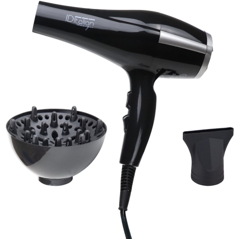 Italian Design Cyclone Platinum 2400 Haardroger | zwart