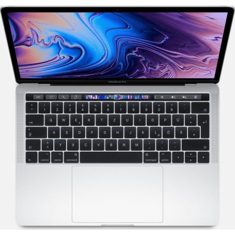 Apple MacBook Pro 2018 | 13.3"| Touch Bar | 2.7 GHz | 16 GB | 512 GB SSD | zilver | FR