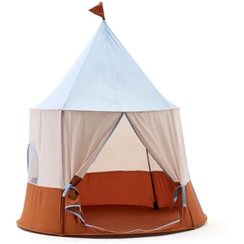Kids Concept Circustent - 115 x 120 cm - Light Blue - Kids Concept - OneSize - Speeltent
