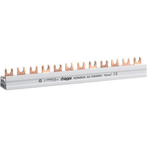 Hager KDN463A Faserail Meerdere kleuren 4-polig 63 A 1 stuk(s)